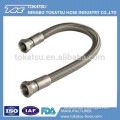 STAINLESS STEEL END, CONVOLUTED PTFE, METALLIC FLEXIBLE HOSE ASSEMBLY